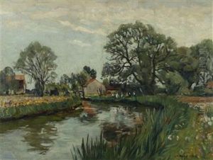 Am Muhlbach by Carl Theodor Meyer-Basel