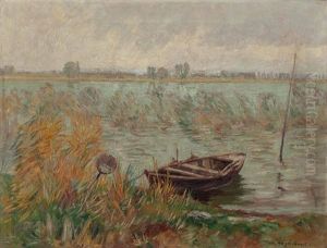 Boot Am Seeufer by Carl Theodor Meyer-Basel