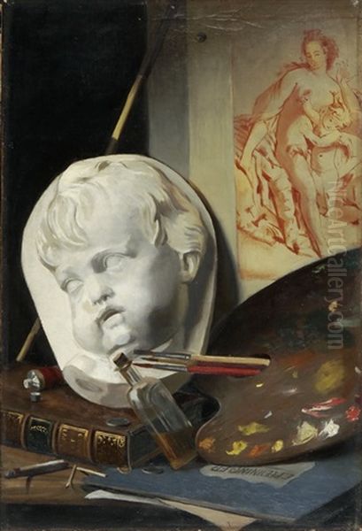 Trompe L'oeil, Hommage An Elizabeth Pfenninger, 20. Jh - view 1