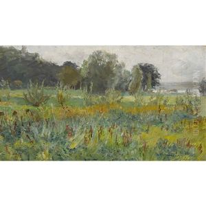 Landschaft Beim Schloss Arenenberg by Carl Theodor Meyer-Basel