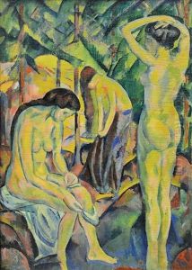 Three Bathers by Eugen Meyer-Belart