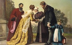 The Encounter by Franz Meyerheim
