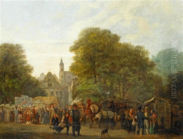Markttreiben In Einer Stadt - view 1