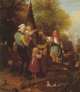 Abschiedswink by Friedrich Eduard Meyerheim