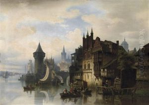 Partie Einer Belgischen Hafenstadt