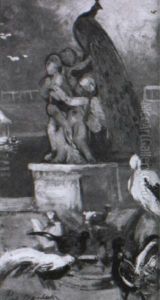 Tiermenagerie Im Zoo by Paul Friedrich Meyerheim