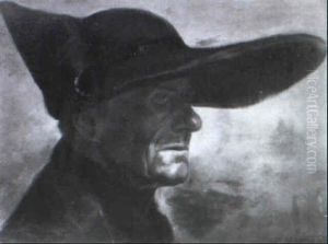 Alter Hessischer Bauer by Paul Friedrich Meyerheim