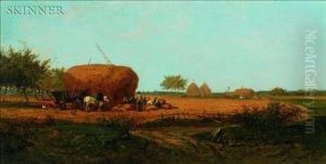 At Rest From Haying by Amedee Besnus