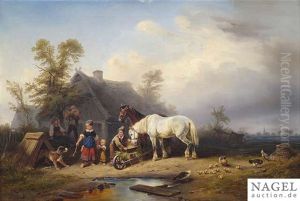 Rural Idyll by Wilhelm Alexander Meyerheim