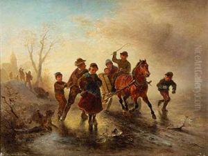 Rowdys Auf Dem Eis by Wilhelm Alexander Meyerheim