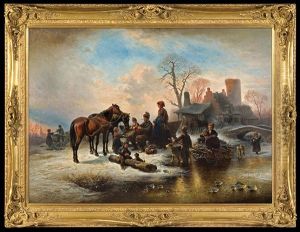 Before A Winter Cottage