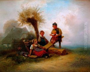 Lustiges Spiel by Wilhelm Alexander Meyerheim