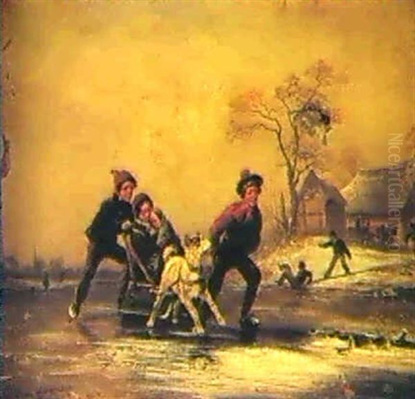Children Skating - view 1