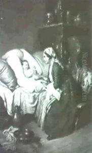 Mutterliebe by Wilhelm Alexander Meyerheim