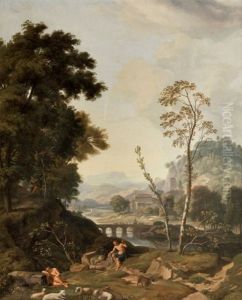 Le Repos Des Bergers by Albert Meyeringh