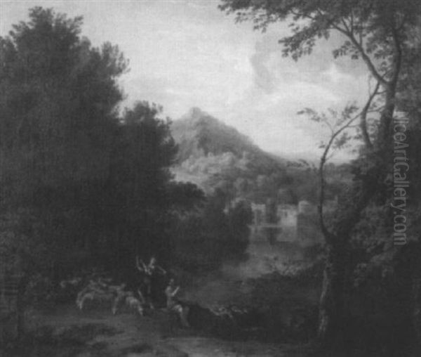 Rural Landscape With Figures - view 1