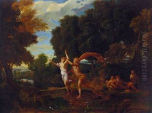 Apollo And Daphne by Albert Meyeringh