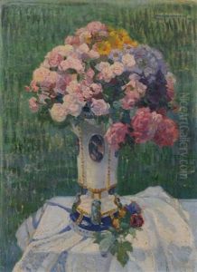 Stillleben Mit Rosen by Hans Meyer-Kassel