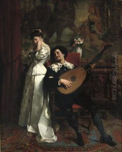 Playing The Mandoline by Christian Meyer-Ross