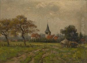 Vue De Village by Isidore Meyers