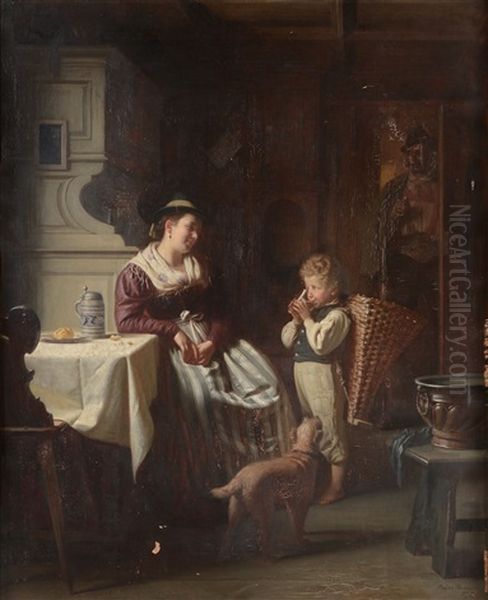 Refreshment For A Young Faggot Gatherer - view 1