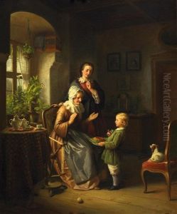 Der Geburtstagskuchen by Ferdinand Meyer-Wismar