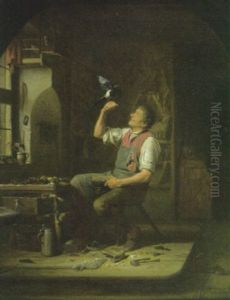 Der Gelehrige Schuler by Ferdinand Meyer-Wismar