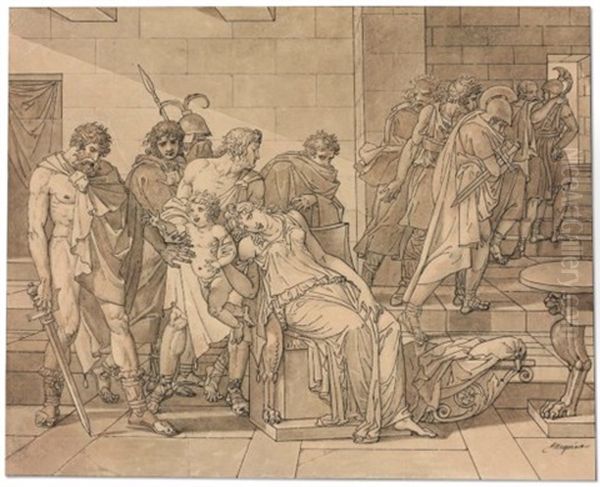 Andromache Crying For Astyanax - view 1