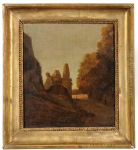 Ruines Antiques Dans La Region D'ariccia by Jules Joseph Meynier