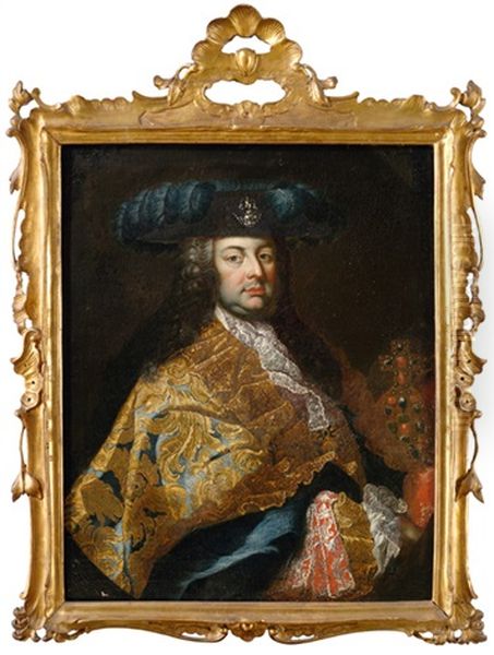 Portrait Des Kaiser Franz I. Stephan Von Lothringen, Herzog Von Lothringen (1729-1736), Grosherzog Der Toskana (ab 1737), Offiziell Mitregent Seiner Gattin Maria Theresia In Der Habsburgermonarchie (ab 1740), Kaiser Des Heiligen Romischen Reiches (ab 1745 - view 1
