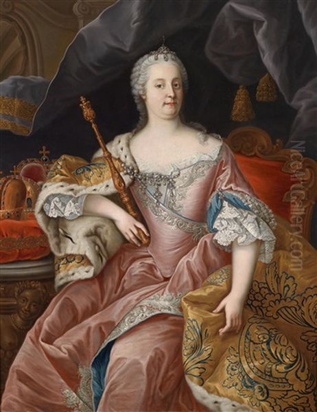 Bildnis Kaiserin Maria Theresia (+ Bildnis Ihres Gemahls Kaiser Franz I. Stephan; Pair) - view 1