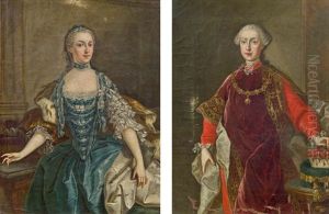 Isabella Von Bourbon-parma (+ Kaiser Joseph Ii; Pair) by Martin van Meytens the Younger