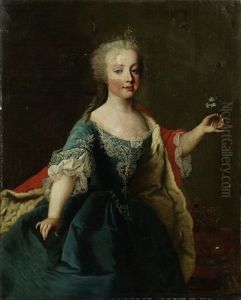 Portrat Der Osterreichischen Erzherzogin Marie Christine by Martin van Meytens the Younger