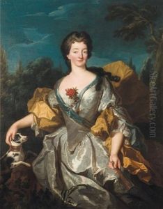 Portrait D'une Dame De Qualite by Martin van Meytens the Younger