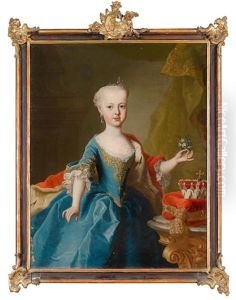 Kinderbildnis Des Spateren Kaisers Joseph Ii. (+ Kinderbildnis Einer Schwester Des Spateren Kaisers Joseph Ii.; 2 Works) by Martin van Meytens the Younger