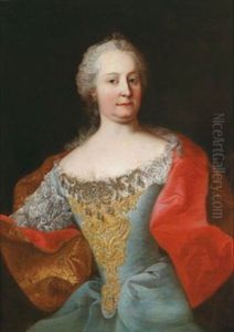 Halbfigurenportrat Der Kaiserin Maria Theresia by Martin van Meytens the Younger