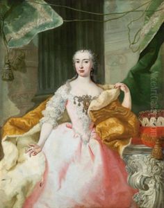 Offizielles Brautbildnis Der Spateren Kaiserin Maria Theresia Als Erzherzogin, Entstanden Anlasslich Ihrer Bevorstehenden Hochzeit