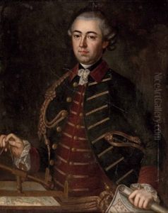 Bildnis Des Osterreichischen Festungsbaumeisters Johann Peter Krenner by Martin van Meytens the Younger