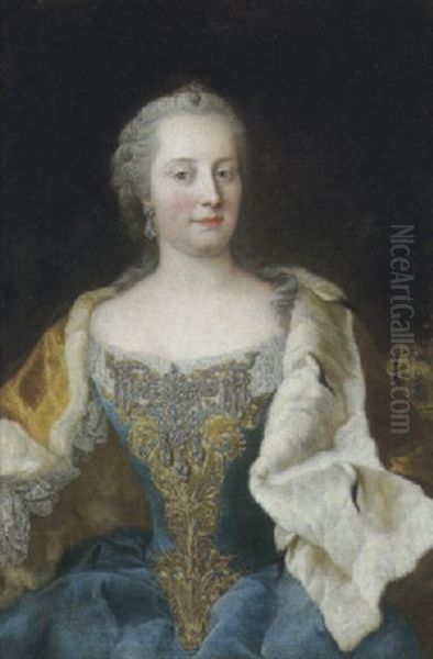 Kaiserin Maria Tehresia Mit Der Ungarischen Konigskrone - view 1