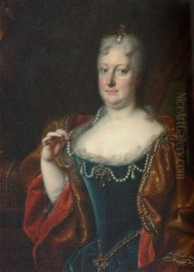 Portrait Of Elizabeth De Brunswick, Empress Of Germany