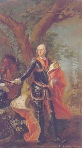 Portrait Of Karl Alexander Of Lorraine by Martin van Meytens the Younger