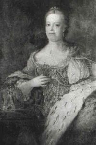 Portrait Of The Empress Maria Theresa Wearing Coronation Robes