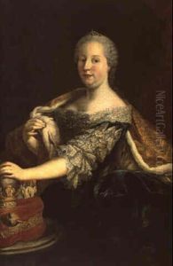 Portrait De L'imperatrice Marie-therese D'autriche by Martin van Meytens the Younger