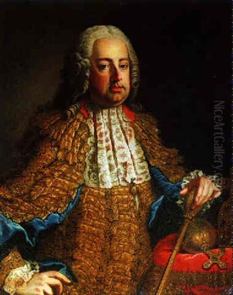 Kaiser Franz I. Stefan, Gemahl Der Kaiserin Maria Theresia, Mit Den Reichsinsignien - view 1