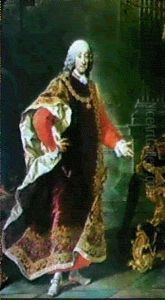Franz Graf Esterhazy Im Ornat Des Ordens Vom Goldenen Vlies
