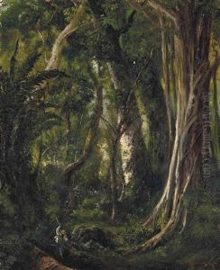 Travellers In A Cuban Forest