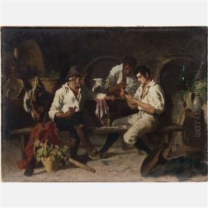 The Card Players by Max Michael