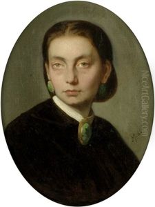 Bildnisse Des Kunstlers Und Seiner Gemahlin (pair, 1 On Canvas)
