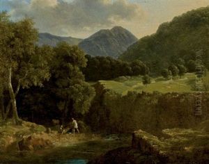 Psyche Et Pan Dans Un Paysage