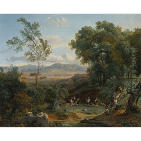 Landscape With A View Of Frascati - view 1